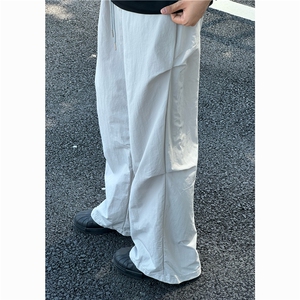 抖音质量休闲裤男女韩版潮流帅宽松2024夏季ins百搭长裤K5492-P41图片