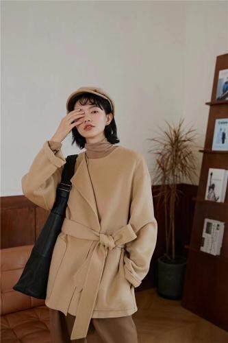 【安素尚】双面大衣，精致优雅简约时尚，女装，安素尚