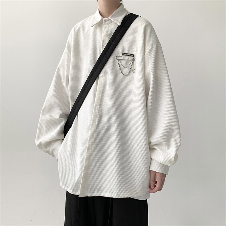 宽松长袖衬衫男KD630-P30,男装衬衫,电商D312