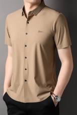 夏季短袖衬衫男中老年人休闲衬衣翻领上衣时尚百搭男装HP3006-P70，男装衬衫，星座1105-3