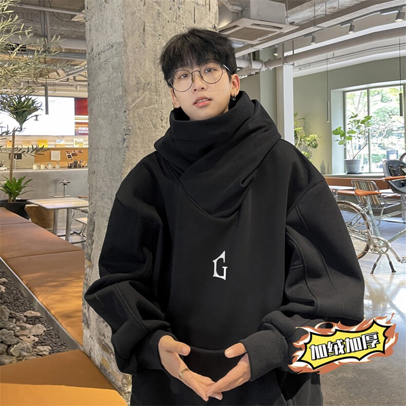 抖音品质！冲锋卫衣男CW388-65 加绒款450克真超CWJR388-P85图片
