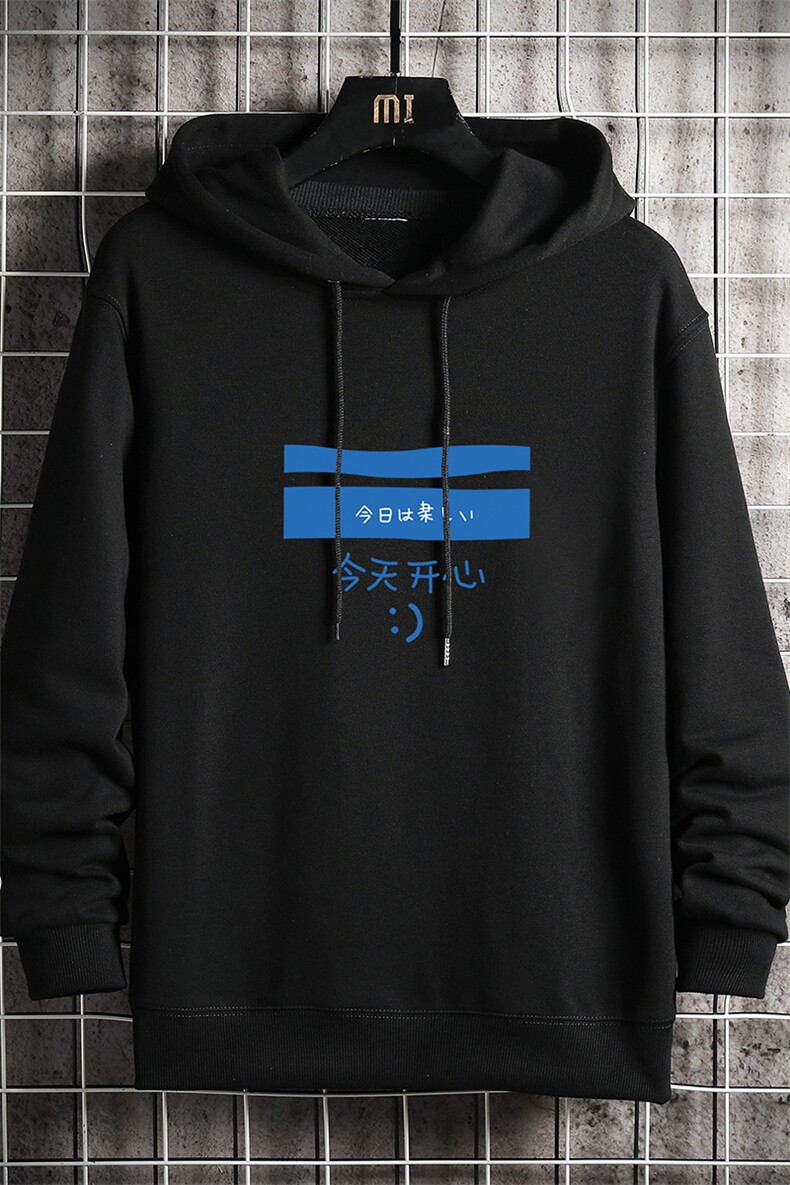 WY2033-P40纯棉连帽卫衣男大码运动帽衫宽松薄外套网格挂拍,男装卫衣,电商A040A
