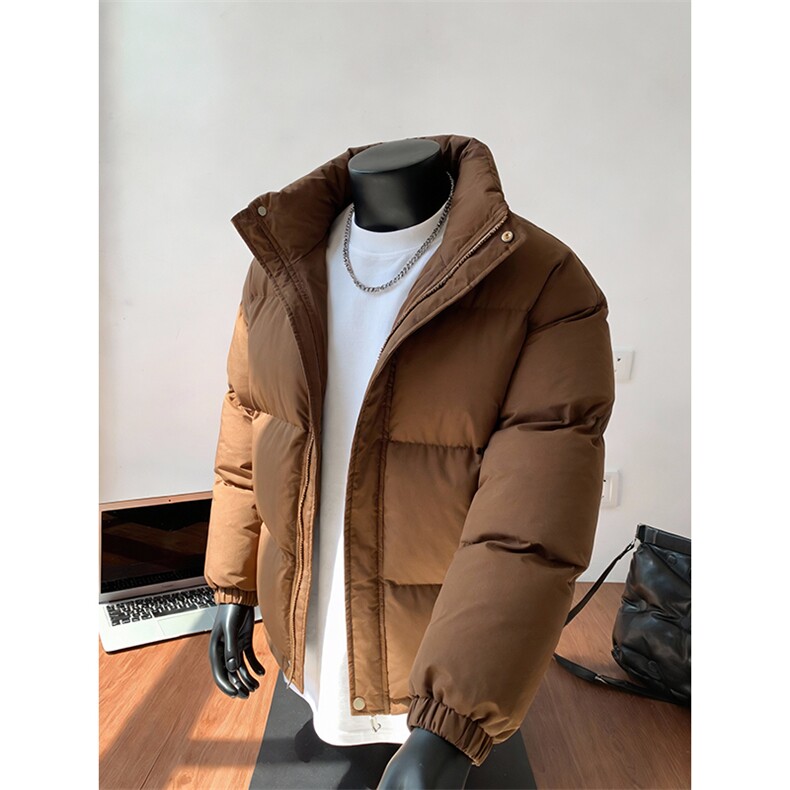 现货高品质美式高街冬季重磅三防加厚羽绒棉衣厚外套面包棉服,男装棉衣,电商A486-1