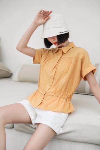 夏天短袖衬衫，女装衬衫，品炫姿