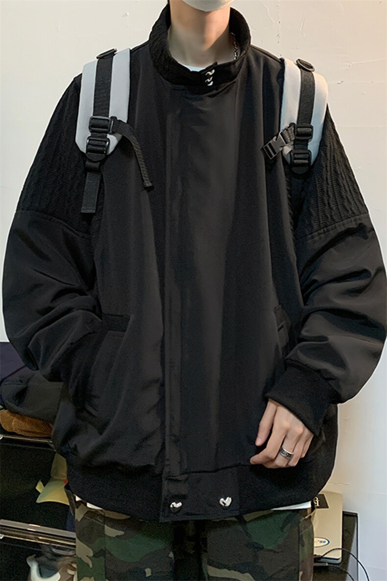 抖音直播！垫肩阿尔法飞行员夹克男XH35-70,男装夹克,电商B367