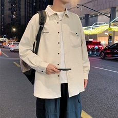 25年春季工装衬衫长袖得物抖音衬衫DS-C323-1-S582-P45，男装衬衫，电商C323-1