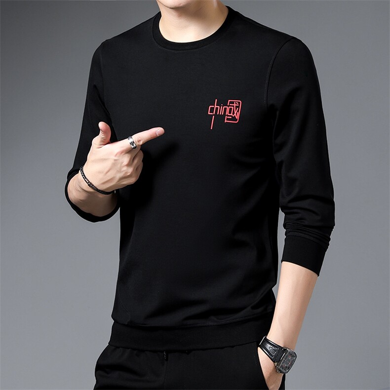 SA9621钱塘2020-2中青年男士圆领百搭时尚帅气潮流冬季卫衣P62,男装卫衣,钱塘207-2