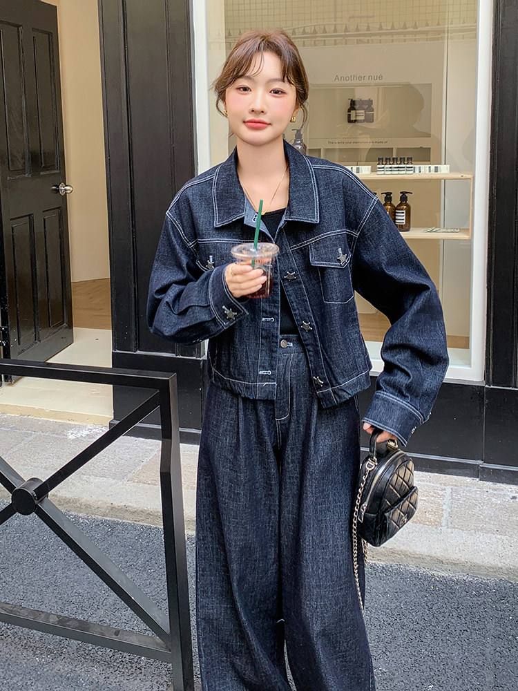 2025年春季牛仔套装,女装套装/套裙,浙宝069