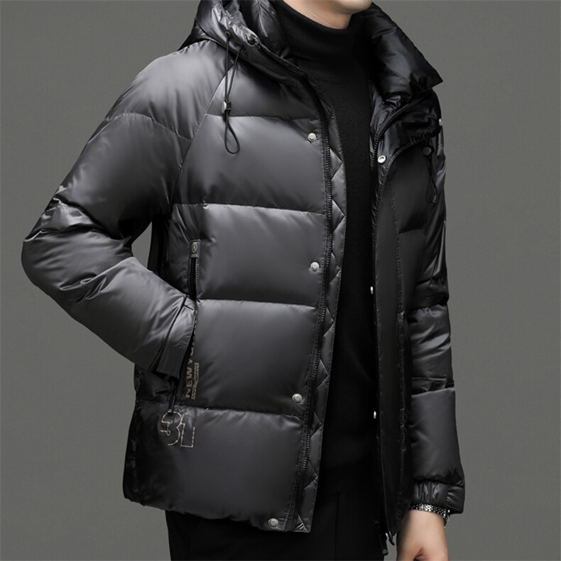 DF8227钱塘2002-2时尚休闲连帽时尚中年男士冬季厚款羽绒服P358,男装羽绒服,钱塘207-2