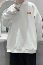 华夫格卫衣圆领卫衣男大码长袖t恤男外套HW76293-P30，男装卫衣，电商A040