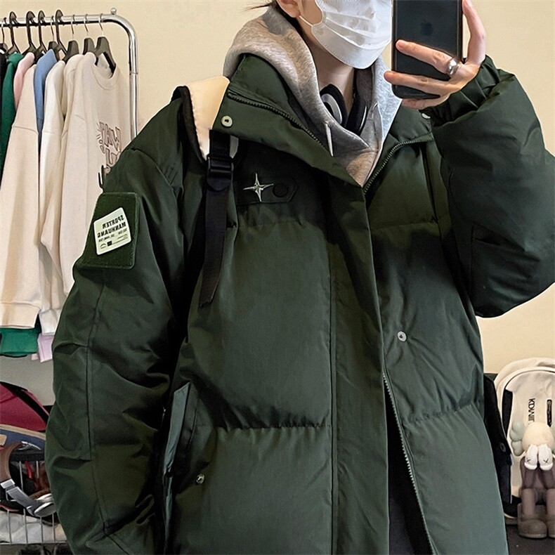 D2258-TP110控价158冬季棉衣女保暖中性风宽松棉袄外套男,男装棉衣,电商A102-1