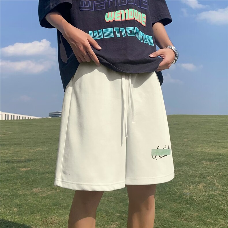 短裤男夏季新款美式高街嘻哈潮流休闲裤Q233P24,男装休闲裤,星座1116-2