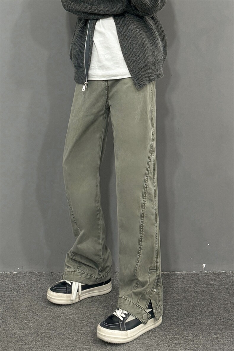 B221美式ins暗黑高品质多口袋休闲工装裤子LK24352-特P55控88,男装工装外套,电商B221