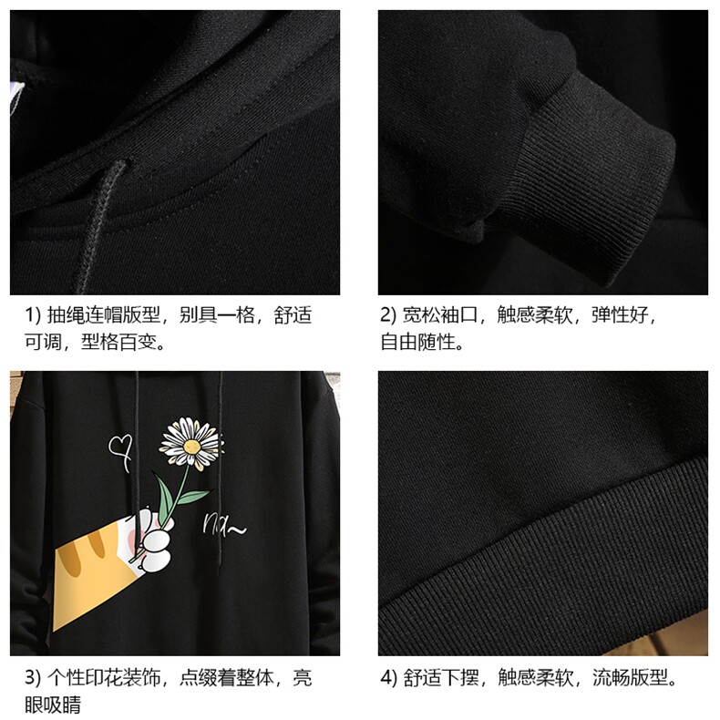 WY2265-P35纯连帽卫衣男大码运动帽衫宽松薄砖墙,男装卫衣,电商A040A