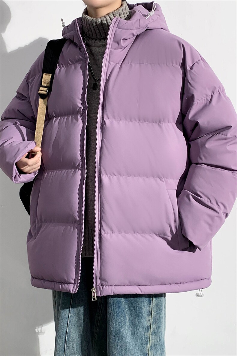 冬上新青少年加棉加厚棉服潮纯色休闲连帽棉衣外套男女9979-P80,男装棉衣,电商A441-1