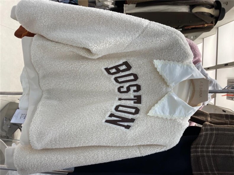 皮毛一体卫衣，女装卫衣/绒衫，A.S BAINA 艾莎佰纳