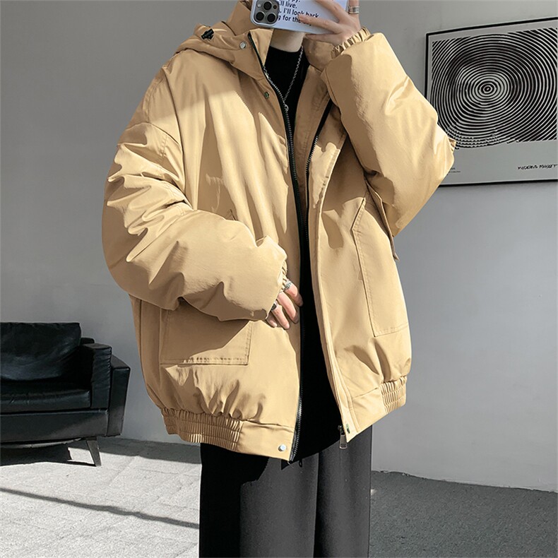 棉服男冬季新款港风宽松连帽棉衣MF9006-P90，男装棉衣，星座214-3