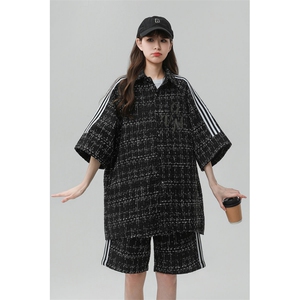 1小香风印花大码M-5XL DCS9018P45 DK8797P40套装DTZ9028P85图片
