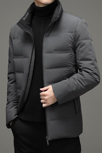 羽绒服男士2023年冬季新款立领休闲保暖休闲外套SNNYR862028-P245，男装羽绒服，电商B212（原钱塘6029）