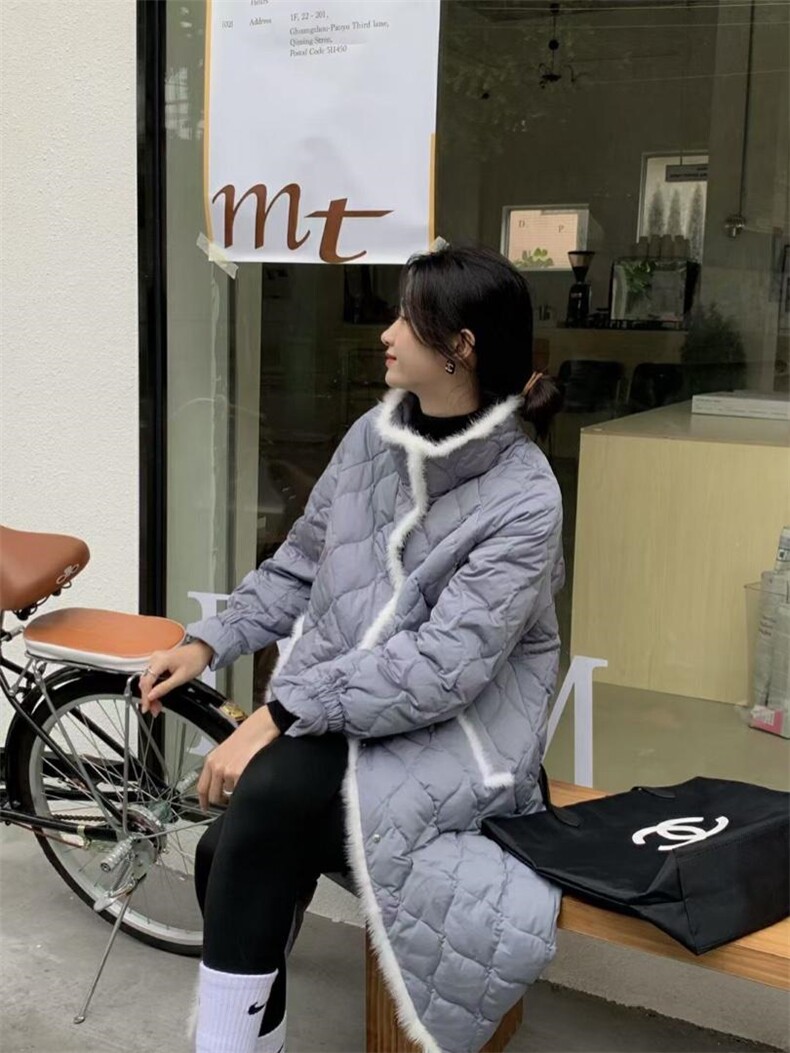 长款旗袍羽绒，女装婚纱/旗袍/礼服，里奈(1F)