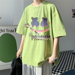 电商DSA028-DT2204 棉 P20 2023新款圆领印花短袖男 控38图片