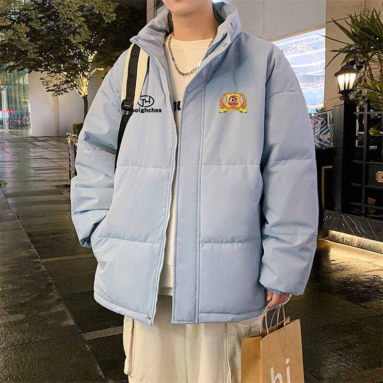 现货 抖音得物可供视频 冬季三防加厚羽绒棉衣外套面包棉服 81133图片