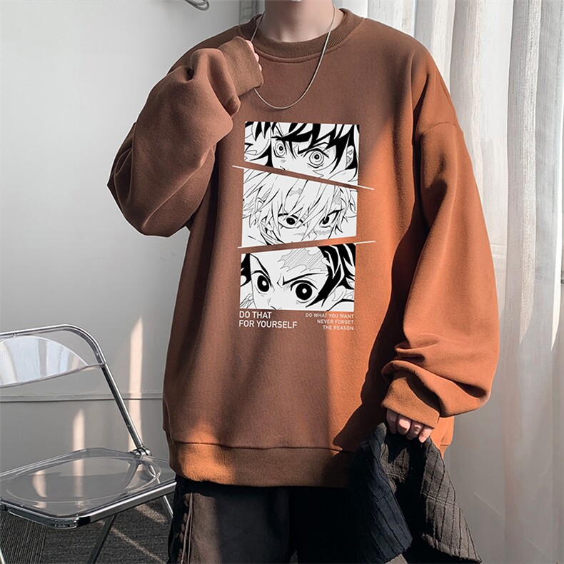 圆领卫衣男大码加厚加绒长袖t恤男S6176-P28加绒款-P33,男装卫衣,电商A040