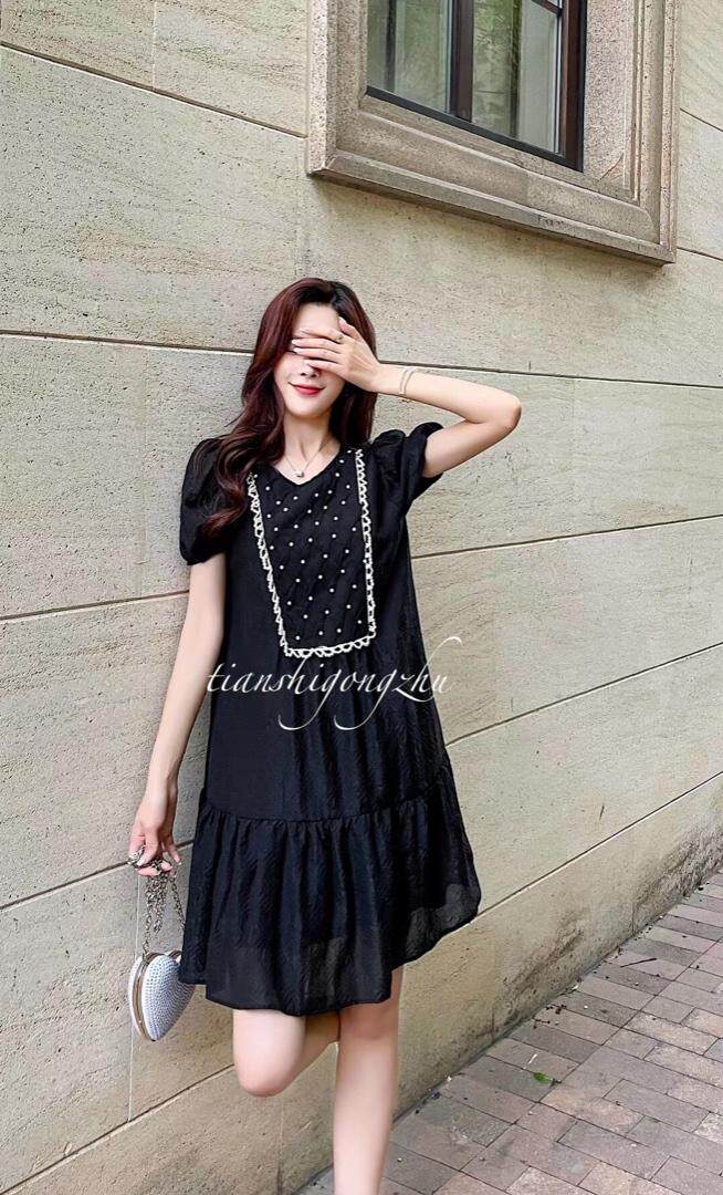 重工订珠连衣裙，女装连衣裙，天使公主