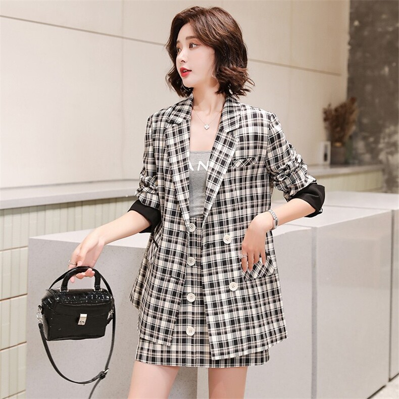 2021年格子套装两件套女,女装套装/套裙,寒都衣屋