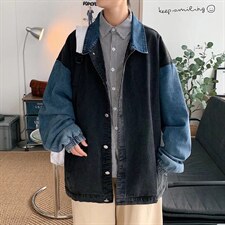 潮流夹克潮男春季拼色牛仔外套J499P58，男装夹克，星座1116-2