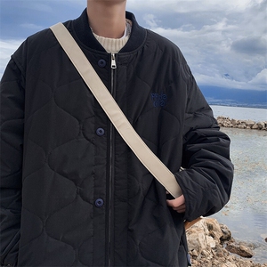 冬新港风大码重工刺绣棒球服男士设计感棉服棉衣保暖外套M52-P145图片