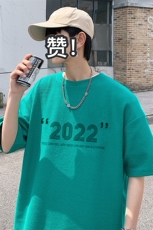 ！2023夏季男士华夫格短袖T恤潮流情侣半袖TXH211P25，男装T恤，电商B220