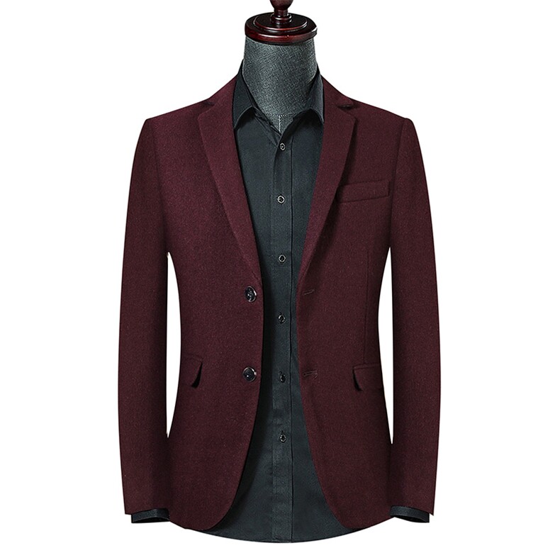 X1906新款毛呢大衣男韩版羊毛外套长款商务主推货P105，男装毛呢大衣，电商B360