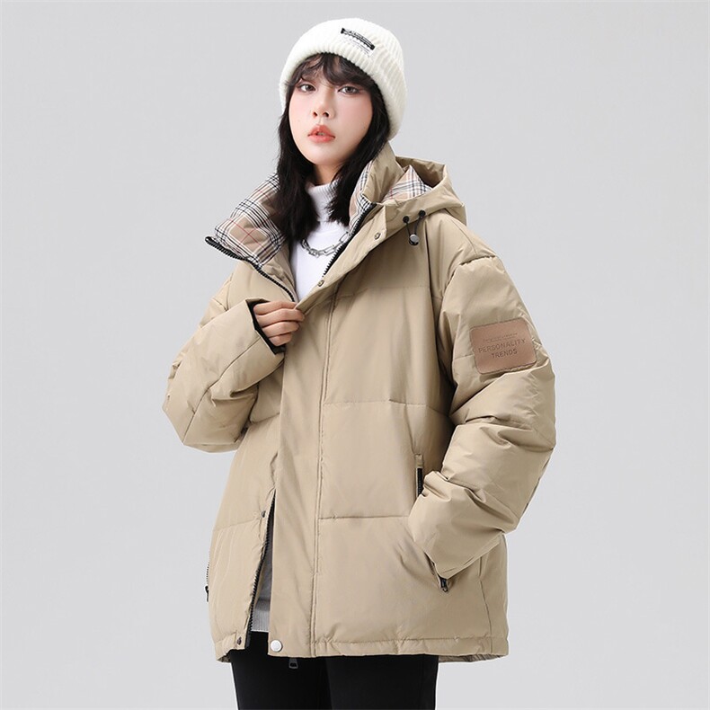 白鸭绒羽绒服男加厚冬季连帽情侣保暖面包服外套6581-P155,男装羽绒服,星座1210A