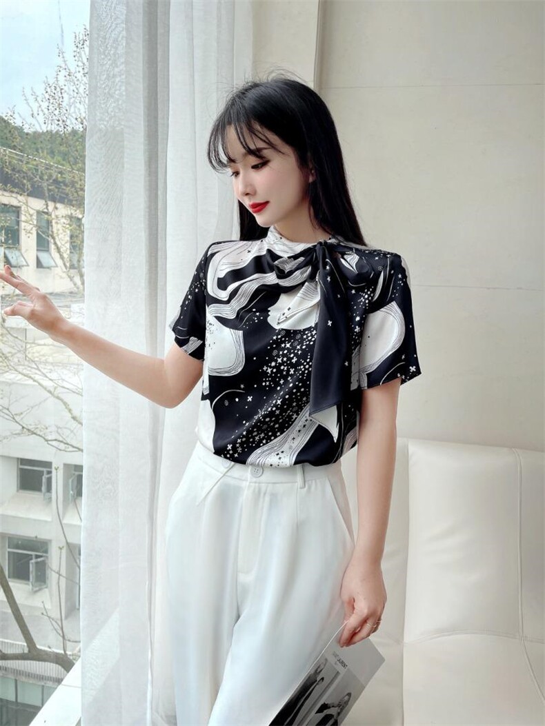 夏装新款衬衫，女装衬衫，青云阁