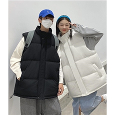 现货5W件冬季三防硬挺boxy短款立领棉衣马夹外套加厚马甲保暖棉服，男装棉衣，电商A486-1