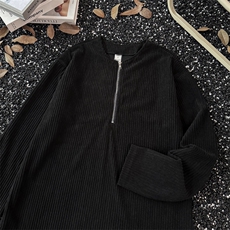 秋款男卫衣V领灯芯绒拉链夹克休闲外套WY006P40，男装夹克，星座1013-1