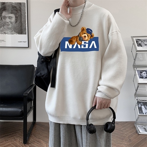控68半高领毛衣男士大码针织衫男毛线衣男 M18247-P45 加绒款-P65图片