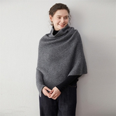 2025年新款百搭女士方型大披肩，披肩，蒂暖羊绒