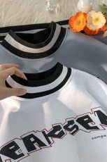2023春季半高领大码卫衣港风潮牌衣服宽松百搭潮流JK22304P75控88，男装卫衣，星座605(原A050)
