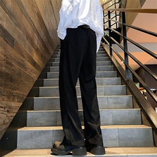 vibe高街垂感休闲西裤ins潮牌微喇叭裤子K0455-P38，男装休闲裤，星座308B-2