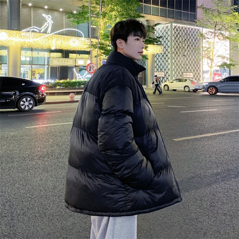 加厚羽绒棉服男宽松百搭潮流保暖冲锋衣外套M0787-P95,男装棉衣,星座308B-1