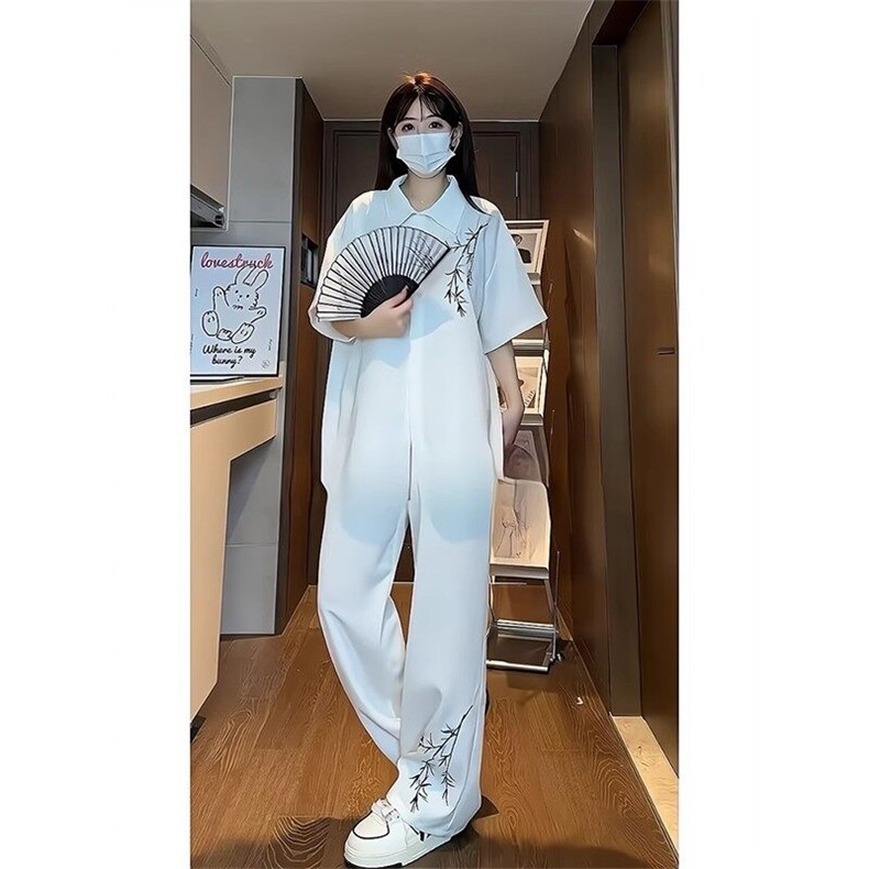 抖音品质夏季短袖衬衣男女刺绣衬衫CS249P30,男装衬衫,星座1904A