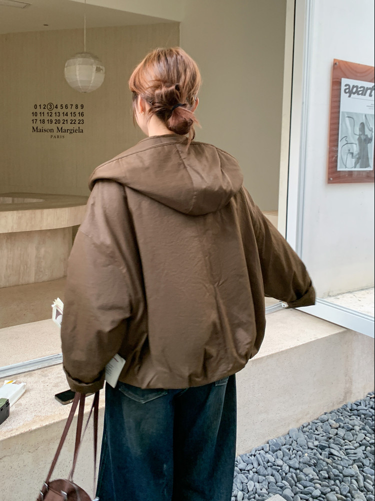 《新款》软糯-亲肤-轻薄款夹棉加绒棉服2C087-1850-P205-K285,女装棉衣/棉服,2C087