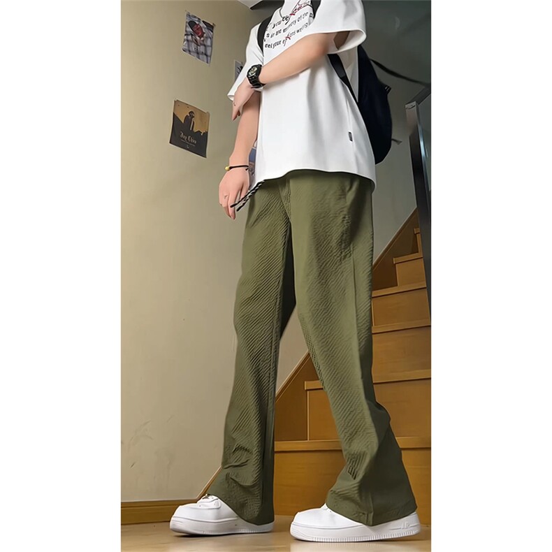 夏季户外防晒防水速干冰丝伞兵冲锋裤男微喇休闲裤KZ927-P38控68,男装防晒衣,星座301C-5