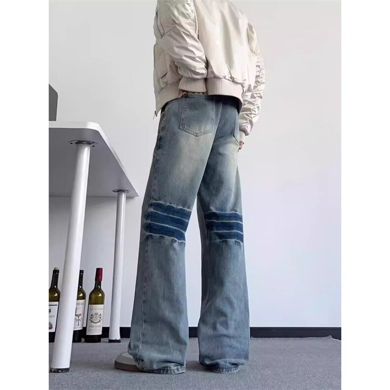 1506-1/KG9801半松紧腰/P48裂纹做旧cleanfit水洗街头牛仔裤潮牌,男装牛仔裤,星座1506-1