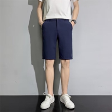 潮日系休闲印花潮流青春流行2024新款夏季纯色宽松型男短裤西裤K5，男装牛仔裤，星座1116A-2（原606A-1）