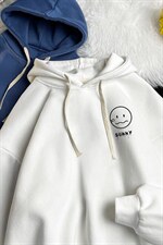 WY2072-P35加绒款-P40纯棉连帽卫衣男大码运动帽衫宽松薄，男装卫衣，电商A040