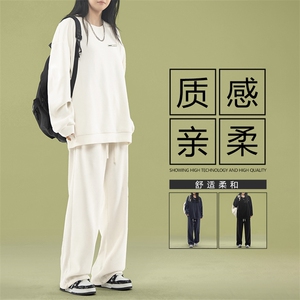简约潮流加绒套装宽松休闲运动两件套TZ815常规特批98加绒特批118图片