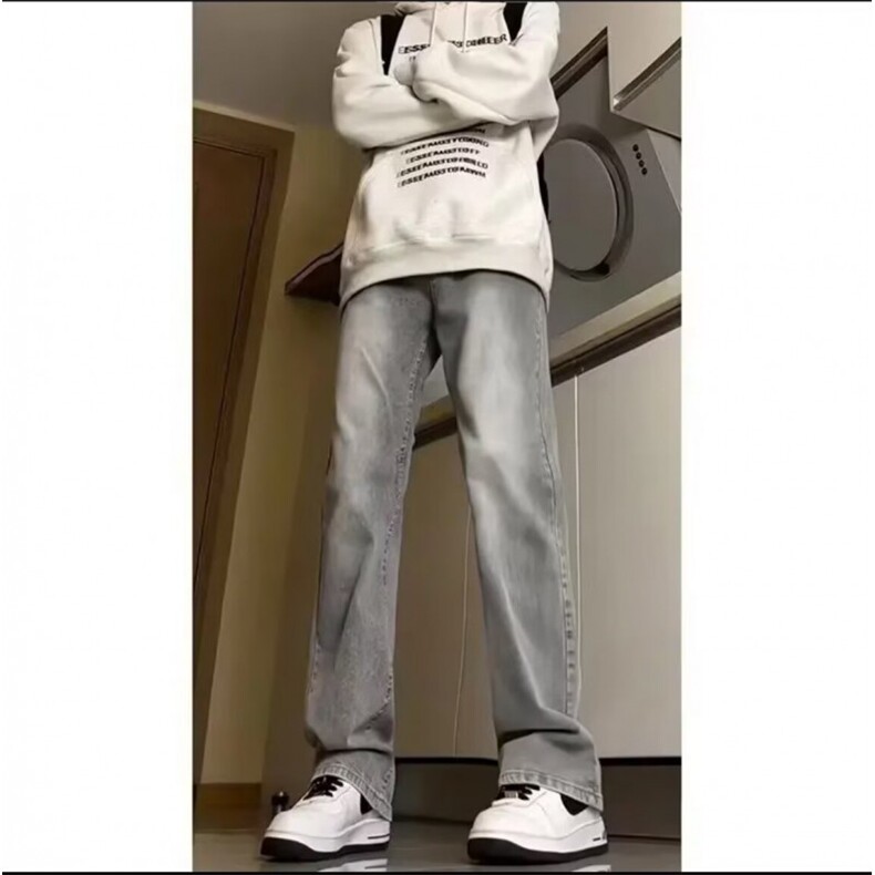 【特批特价】牛仔裤男女款修身直筒微喇百搭柳叶弯刀YK6601P35,男装牛仔裤,星座1112-1